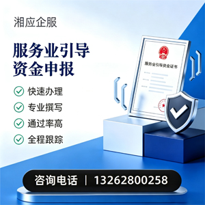铜仁服务业引导资金申报服务