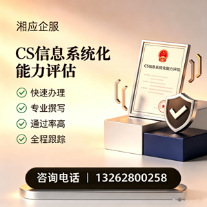 铜仁CS信息系统化能力评估申报服务