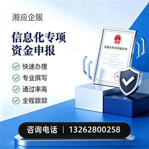 铜仁信息化专项资金申报服务