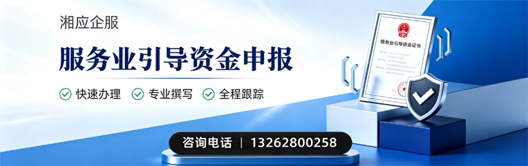 铜仁服务业引导资金申报服务
