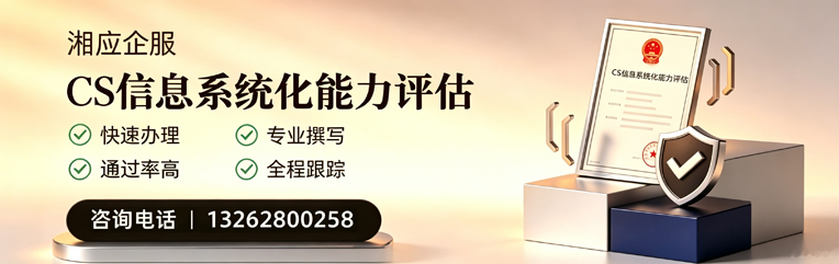 铜仁CS信息系统化能力评估申报服务
